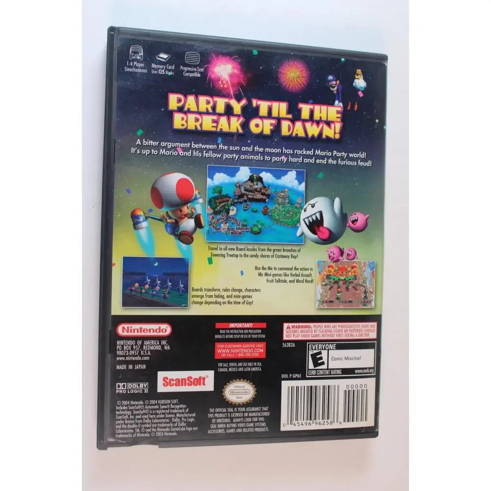 Nintendo Gamecube Mario Party 6 Box Only No Game or manual